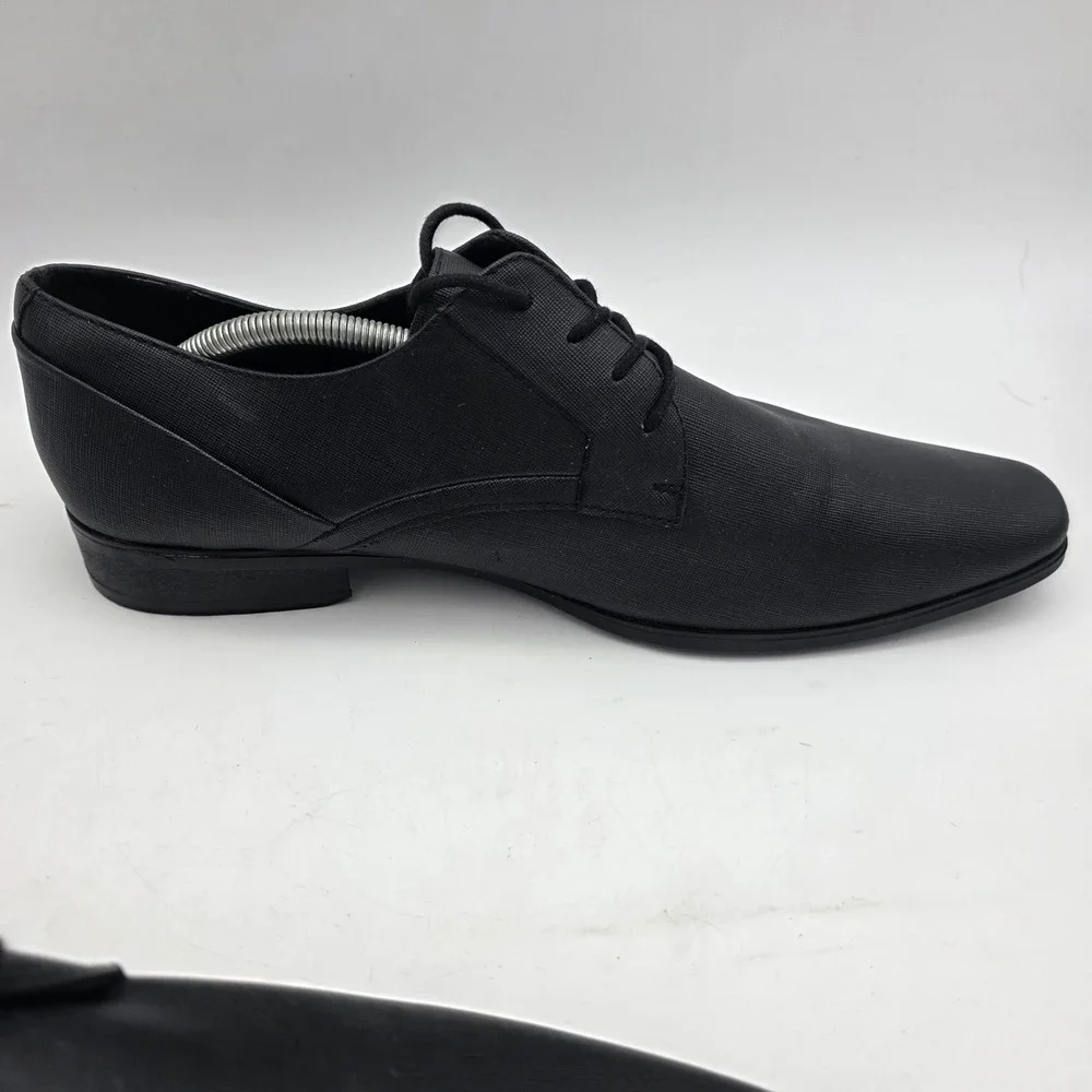 Calvin Klein Cmbenton 2-R Oxford Dress Shoes Black Men`s Size US 12 EUR 4617